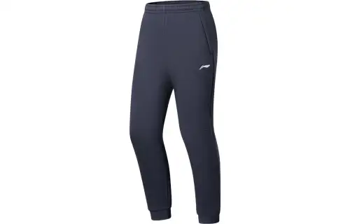 Li Ning Fitness Series Knitted Sweatpants Men's Ink Water Gray