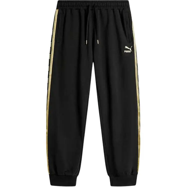 PUMA Knitted Sweatpants Men's Black
