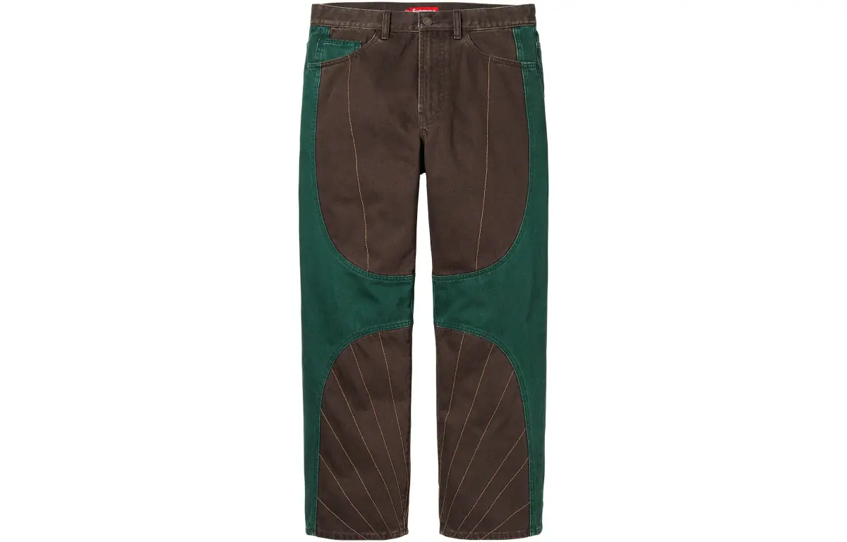Supreme Radial Embroidered Loose Fit Jean