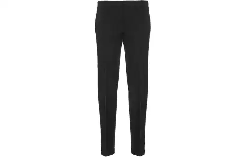 PRADA Casual Pants Men's Black Moderate Straight Fit Pants
