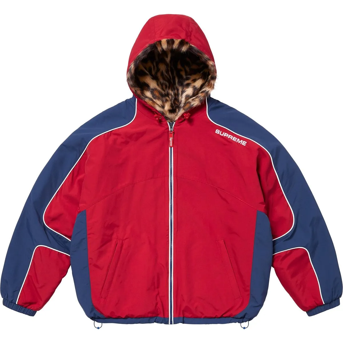 Supreme Faux Fur Reversible Hooded Track Jacket