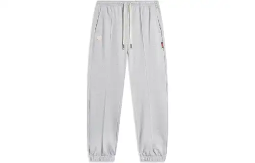 Li Ning Badfive Knitted Sweatpants Men's Heather Gray
