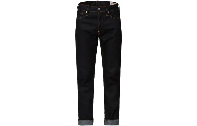 EVISU Jeans Men's Denim Blue Moderate Slim Fit Pants