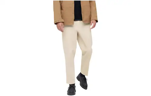 UNIQLO FW22 Casual Pants Men's Light Yellow