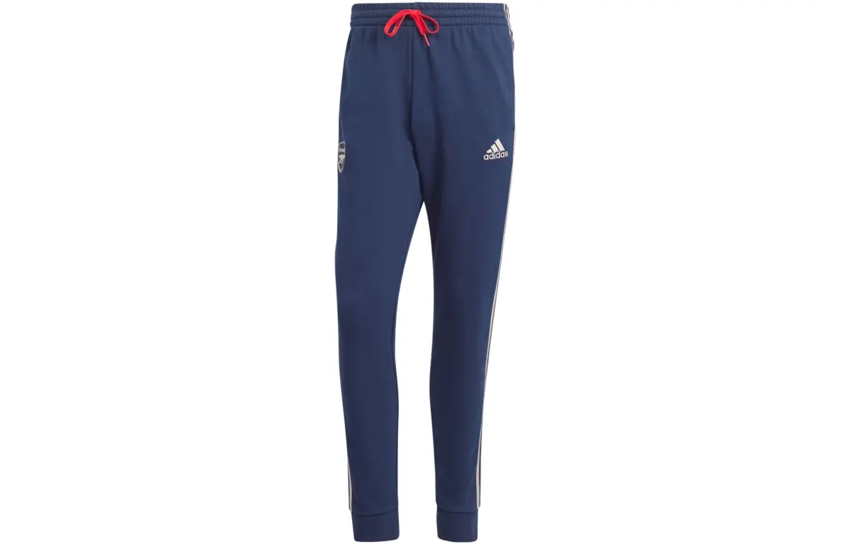 Adidas Arsenal Knitted Sweatpants Men's University Marine Moderate Cuffed Pants