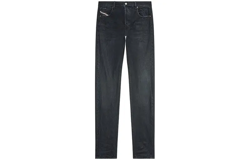 DIESEL Jeans Men's Black Moderate Straight Fit Pants