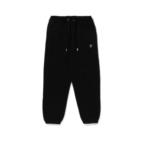 A BATHING APE Logo-patch Cotton Blend Track Pants