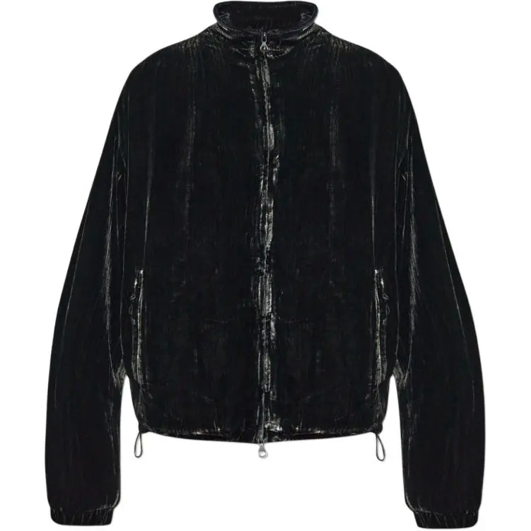DIESEL J Salford High Neck Velvet Jacket