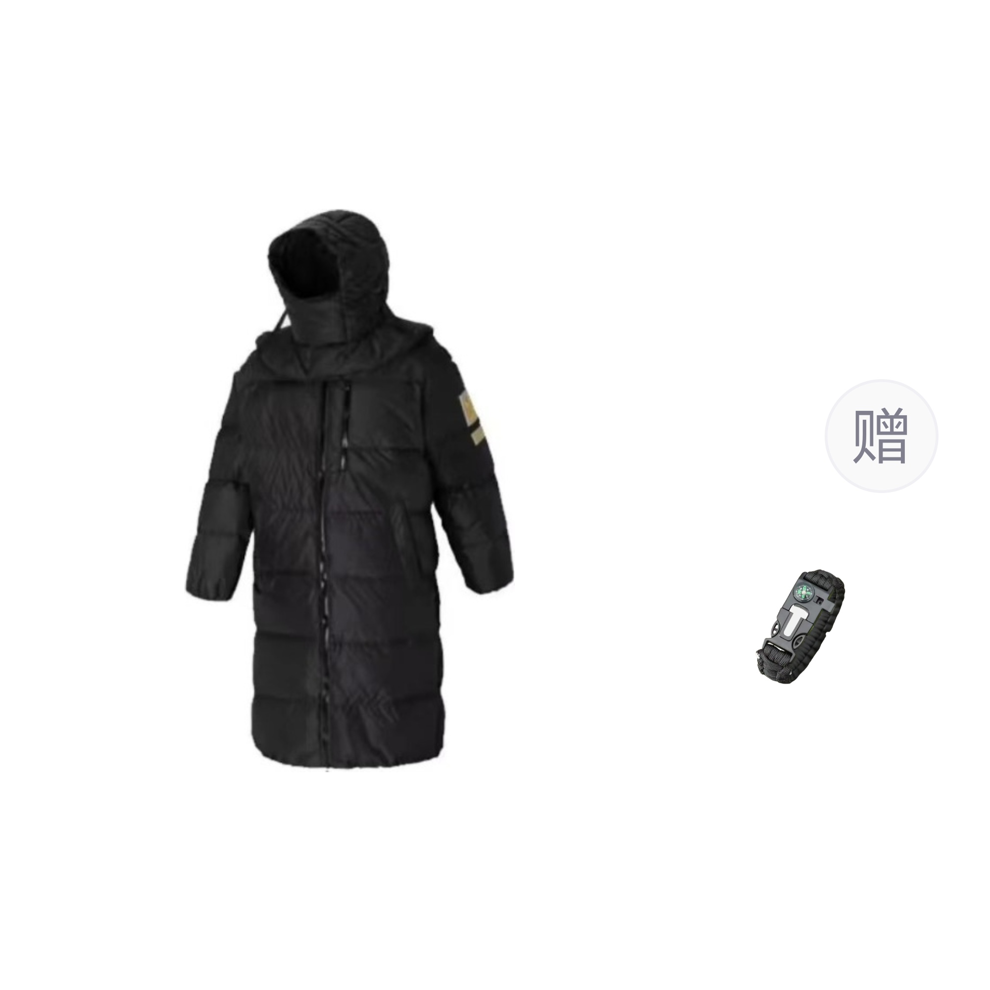 Adidas, comfortable keep warm removable down jacket, black bracelet, with your logo imprint, men's style