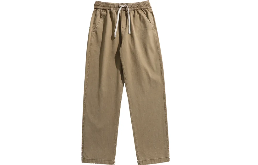 33TH Casual Pants Unisex Moderate Straight Fit Pants