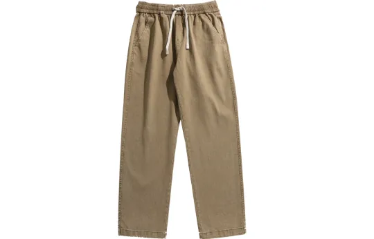 33TH Casual Pants Unisex Moderate Straight Fit Pants