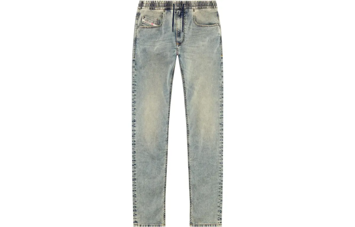 DIESEL Jeans Men's Blue Moderate Tapered Pants