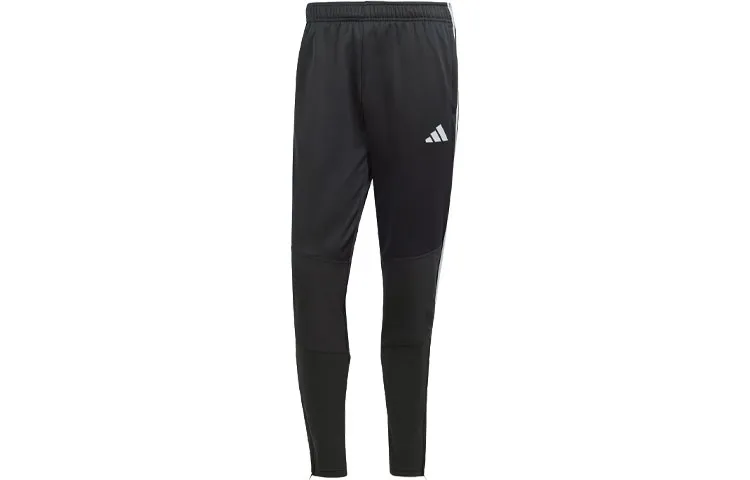 Adidas Knitted Sweatpants Men's Black Moderate Tapered Pants