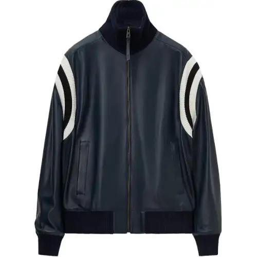 LOEWE High Waist Zip Up Bomber Jacket