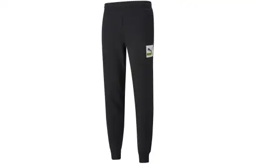 PUMA Knitted Sweatpants Men's Black