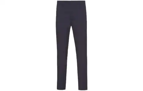 PRADA Casual Pants Men's Navy Blue Moderate Straight Fit Pants