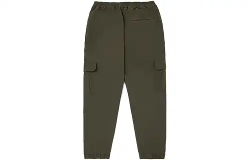 Vans Knitted Sweatpants Men's Green Moderate Wide Leg Pants