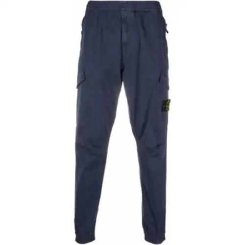 STONE ISLAND Cargo Pants Men's Marine Blue