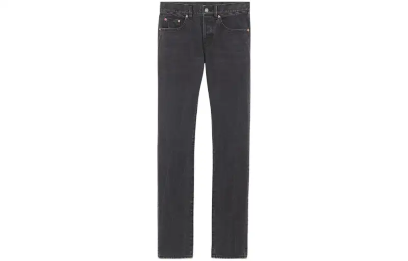 SAINT LAURENT Button Detailed Slim Fit Jeans