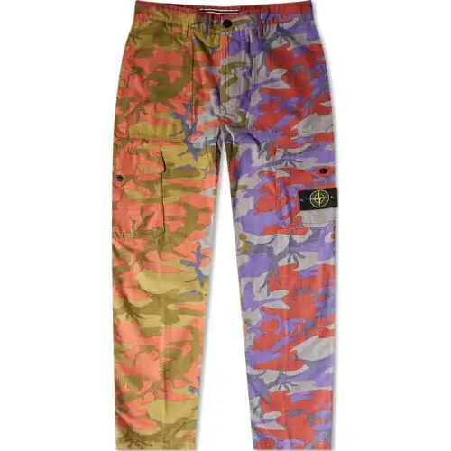 STONE ISLAND Cargo Pants Men's Multicolor