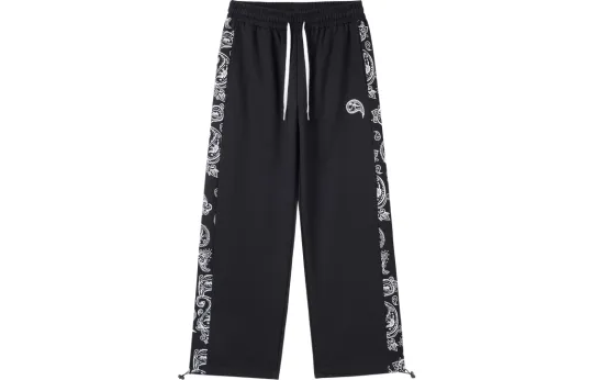 33TH Casual Pants Unisex Moderate Wide Leg Pants