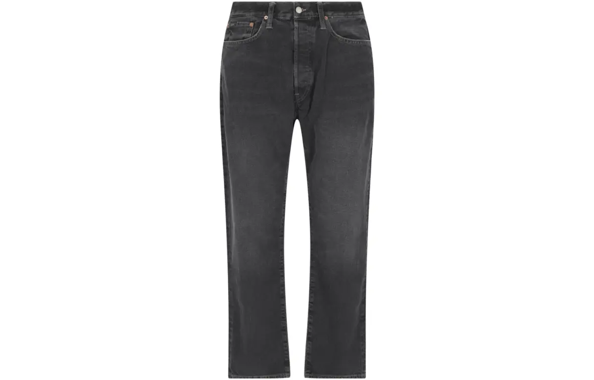 Polo Ralph Lauren Whiskering Effect Straight Leg Jeans