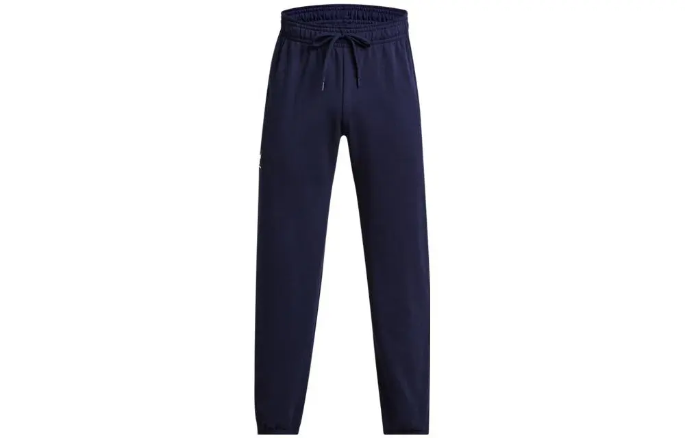 Under Armour Project Rock Knitted Sweatpants Men's Dark Blue Moderate Cuffed Pants
