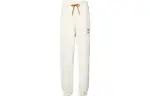 Timberland Knitted Sweatpants Unisex Vintage White Moderate Cuffed Pants