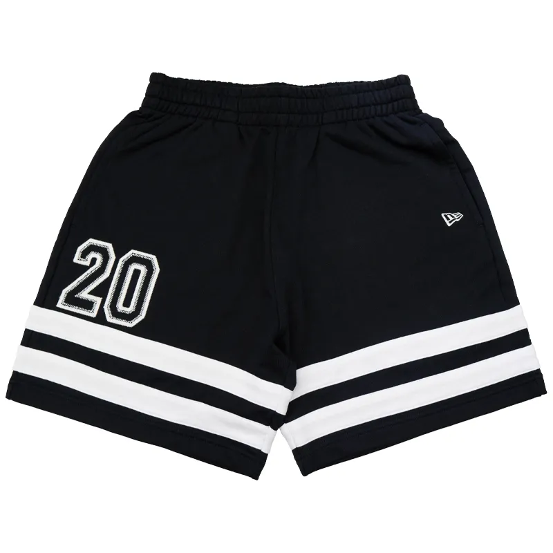 New Era Knitted Sweatpants Men's Black Moderate Baggy Pants