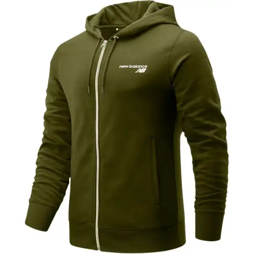 New Balance Jackets Men's Green Hooded Moderate Other