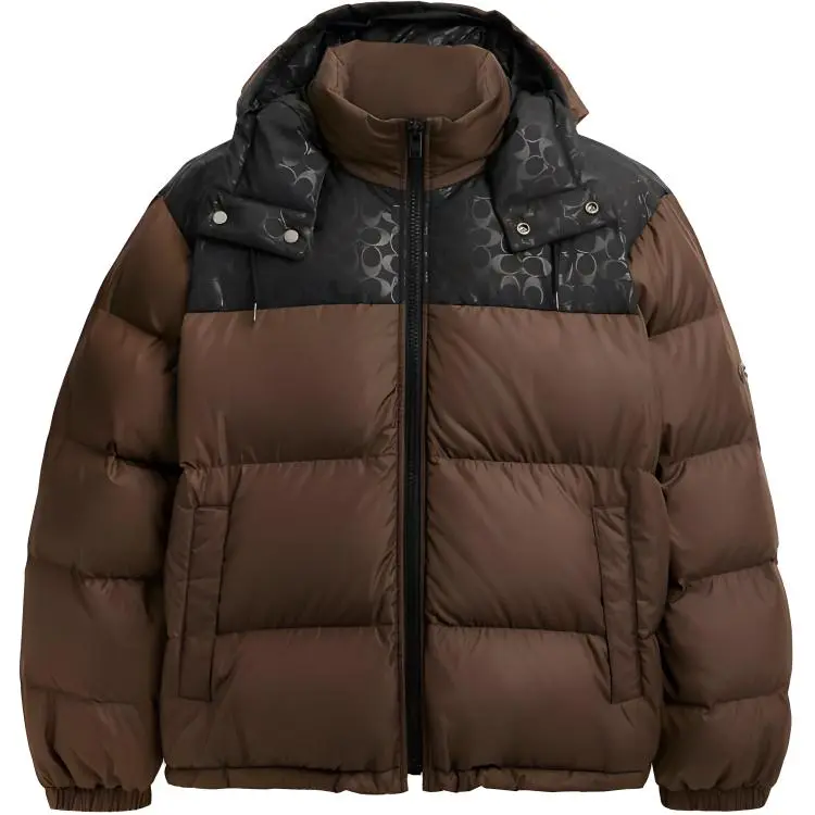 COACH Down Jacket Men's Dark Moss Green