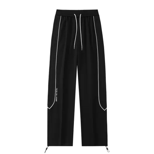 TALKING TOM Knitted trousers for men and women, loose straight fit
