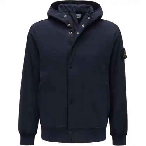 STONE ISLAND Logo Patch Hooded Jacket