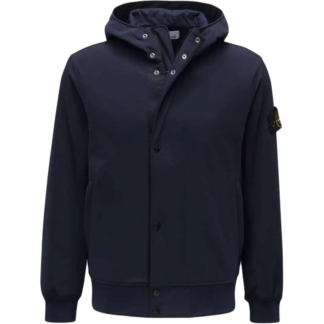 STONE ISLAND Logo Patch Hooded Jacket