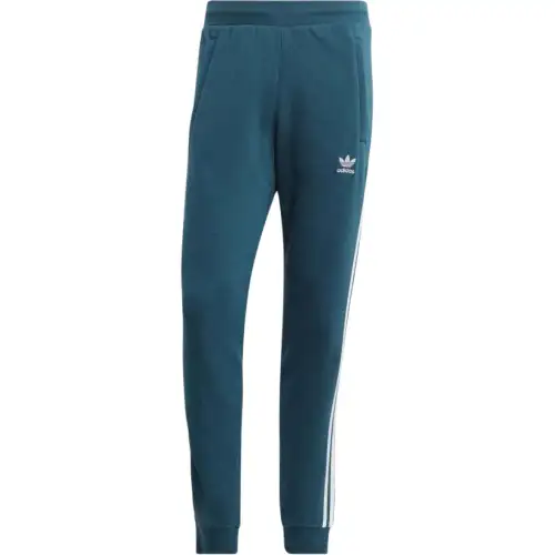 Adidas Originals 3 Stripes Knitted Sweatpants Men's Night Blue Moderate Cuffed Pants