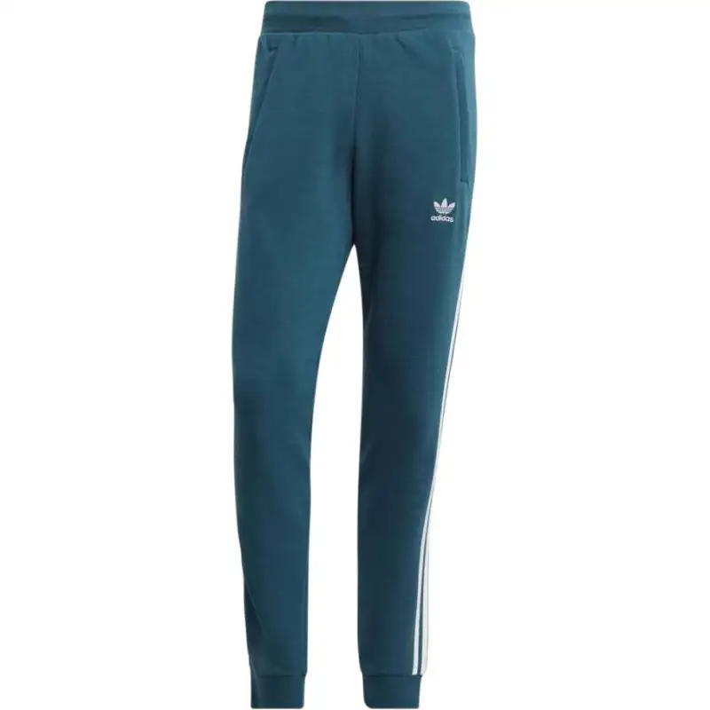 Adidas Originals 3 Stripes Knitted Sweatpants Men's Night Blue Moderate Cuffed Pants