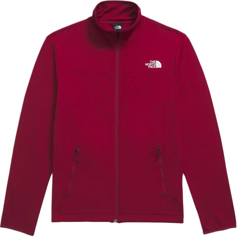 THE NORTH FACE Cedar Trail Grid Fleece Full Zip J Jacket Men's Burgundy