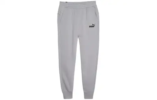 PUMA ESSENTIALS Knitted Sweatpants Men's Light Gray