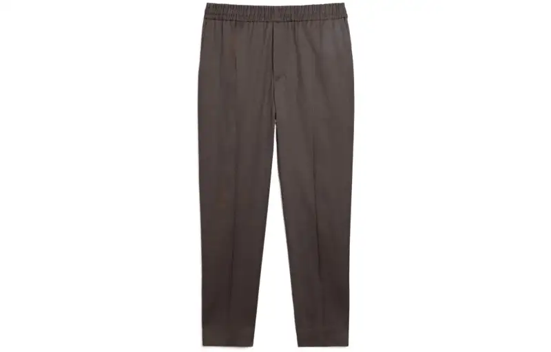 Golden Goose Knitted Sweatpants Men's Iron Gray Moderate Straight Fit Pants