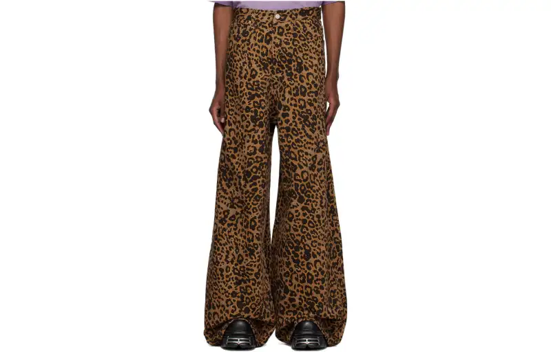 Vetements Jeans Men's Tawny Moderate Wide Leg Pants