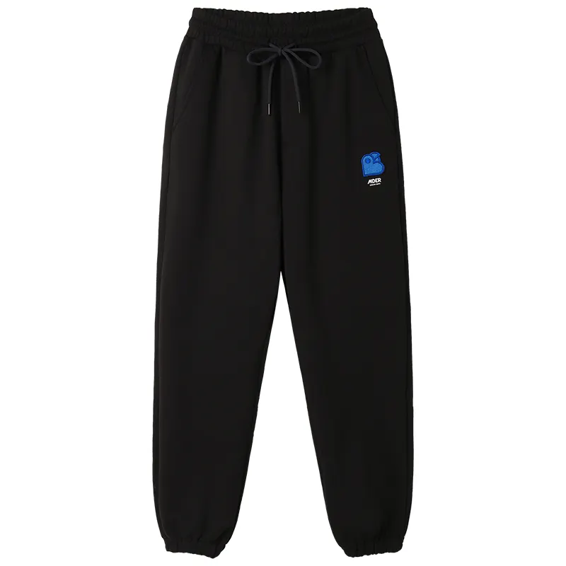 MIND ERROR Casual Pants Unisex Moderate Cuffed Pants