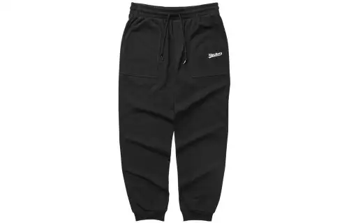 Skechers Funny Monster Knitted Sweatpants Men's Black Moderate Cuffed Pants