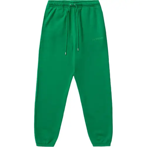 Jordan Wordmark Knitted Sweatpants Men's Green Moderate Cuffed Pants
