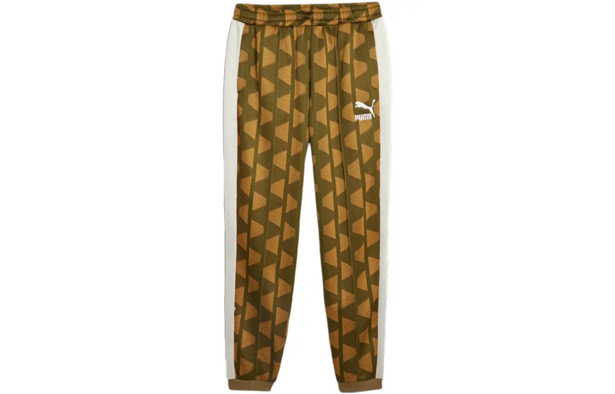 PUMA Knitted Sweatpants Men's Brown