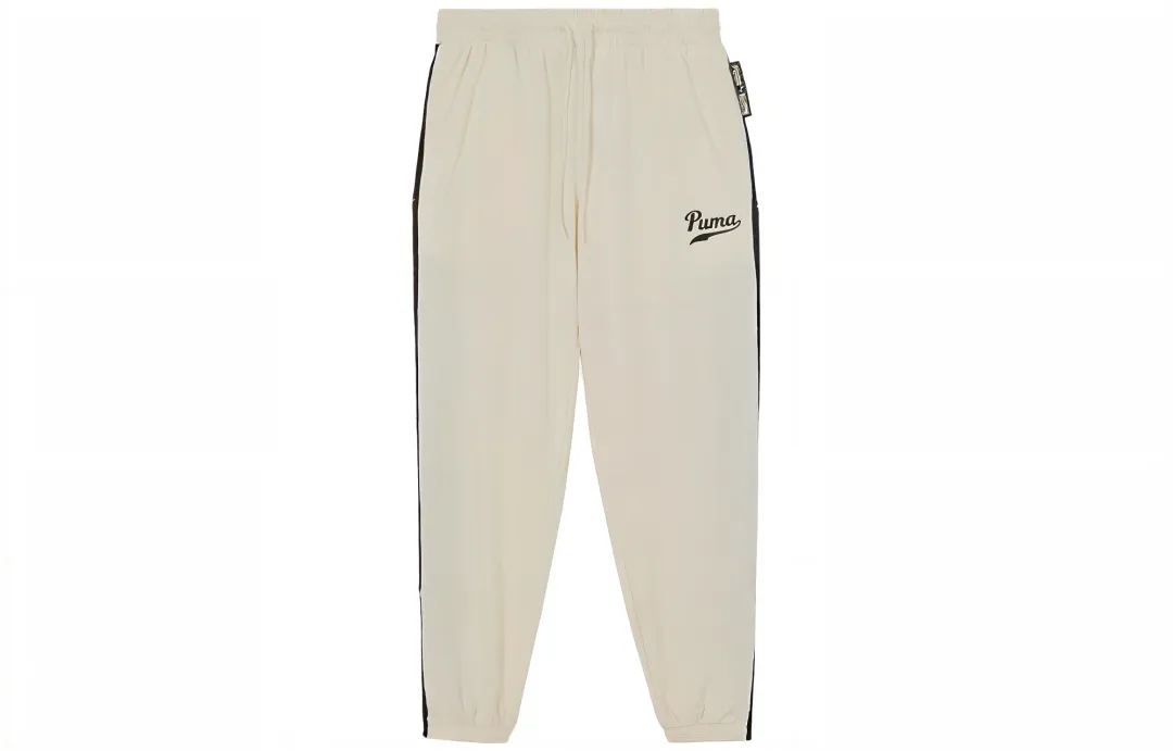 PUMA Knitted Sweatpants Men's Ecru
