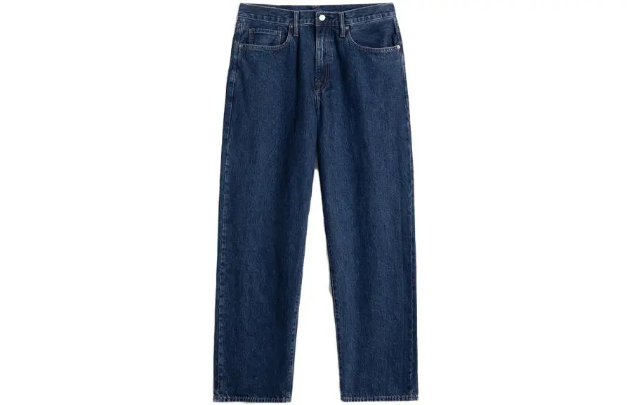 GAP Jeans Men's Dark Blue Moderate Straight Fit Pants