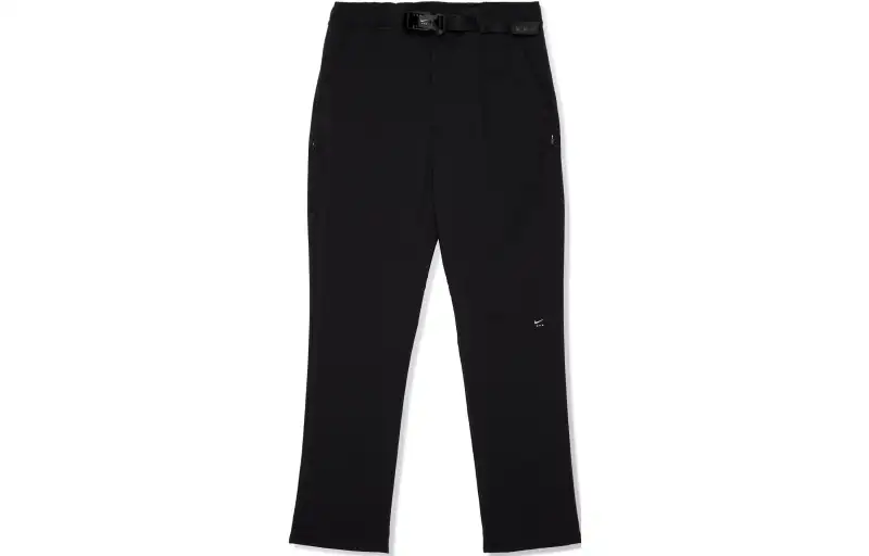 Nike Casual Pants Men's Black Moderate Straight Fit Pants
