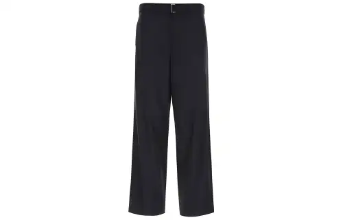 PRADA Belted Straight Leg Pants