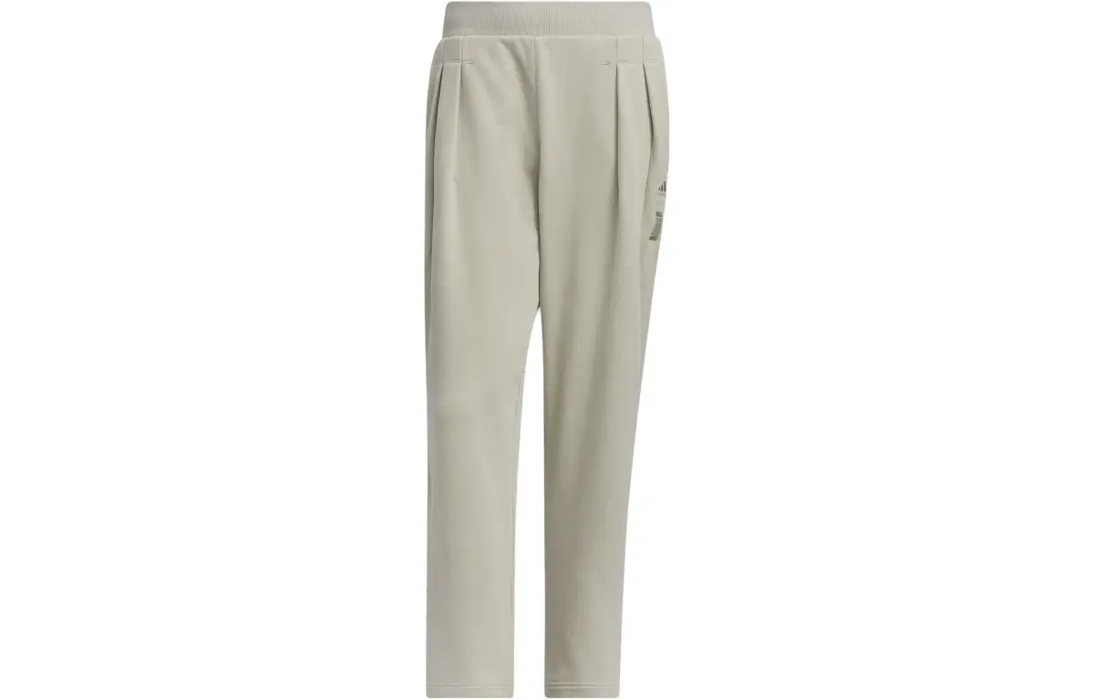Adidas Wuji Series Wuji Heavy French Terry Pants Knitted Sweatpants Men's Sesame Earth