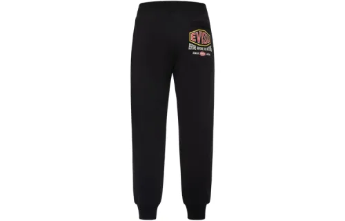 EVISU Knitted Sweatpants Unisex Moderate Cuffed Pants